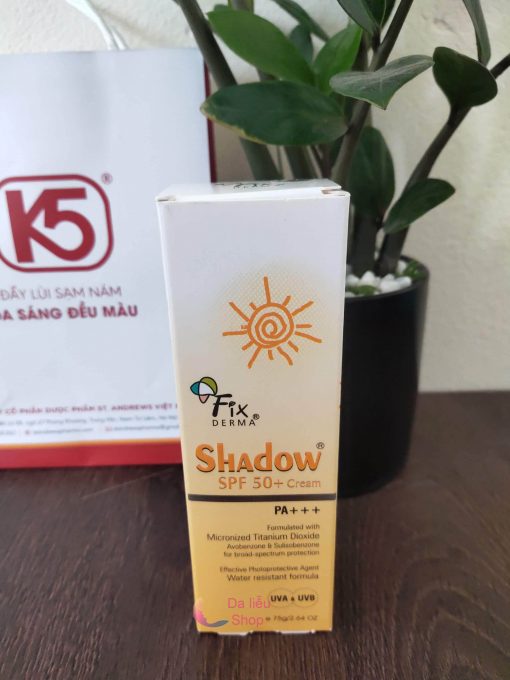 kem chống nắng fixderma shadow spf 50 review