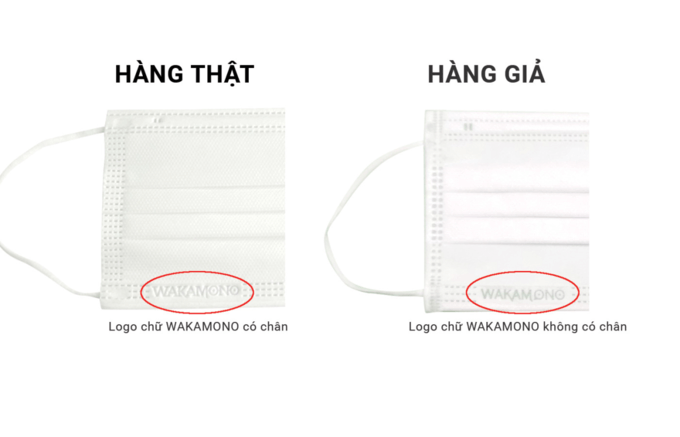 Cách nhận biết khẩu trang Wakamono chính hãng