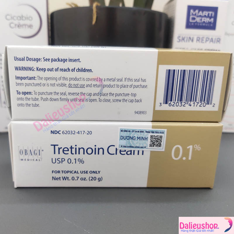 Tretinoin 0.1 Cream Chính Hãng