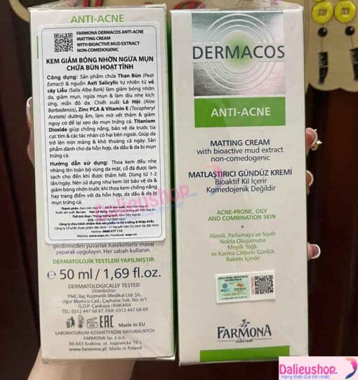 dermacos anti-acne matting cream