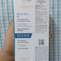 ducray keracnyl pp anti-blemish soothing cream