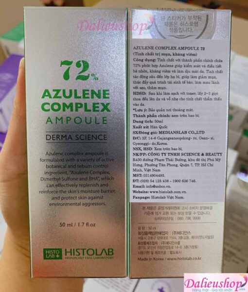 histolab azulene complex ampoule 72