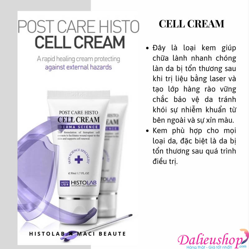 kem phục hồi da histolab cell cream