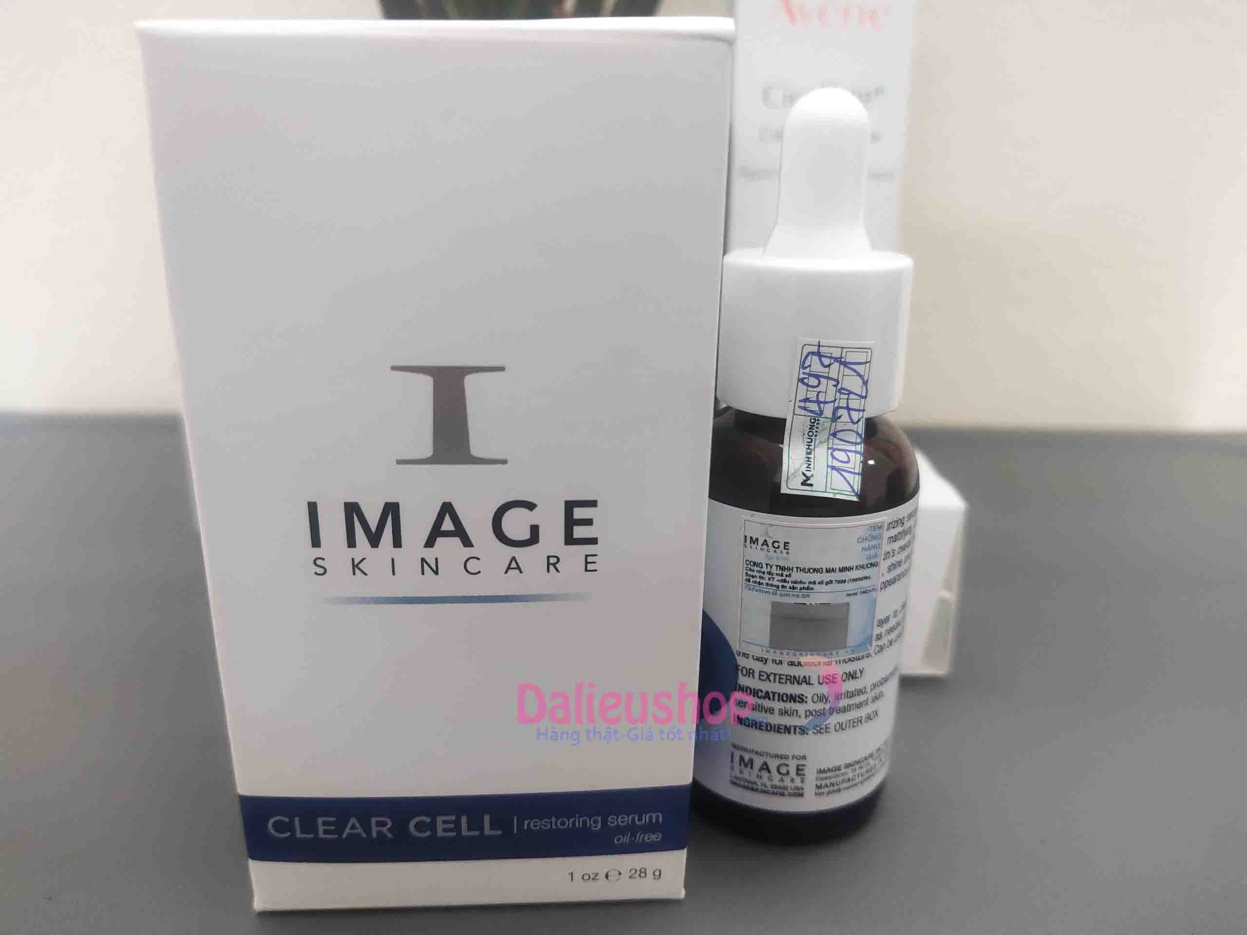 Serum Kiềm Nhờn Kháng Khuẩn Image Skincare Clear Cell Restoring Serum Oil-Free