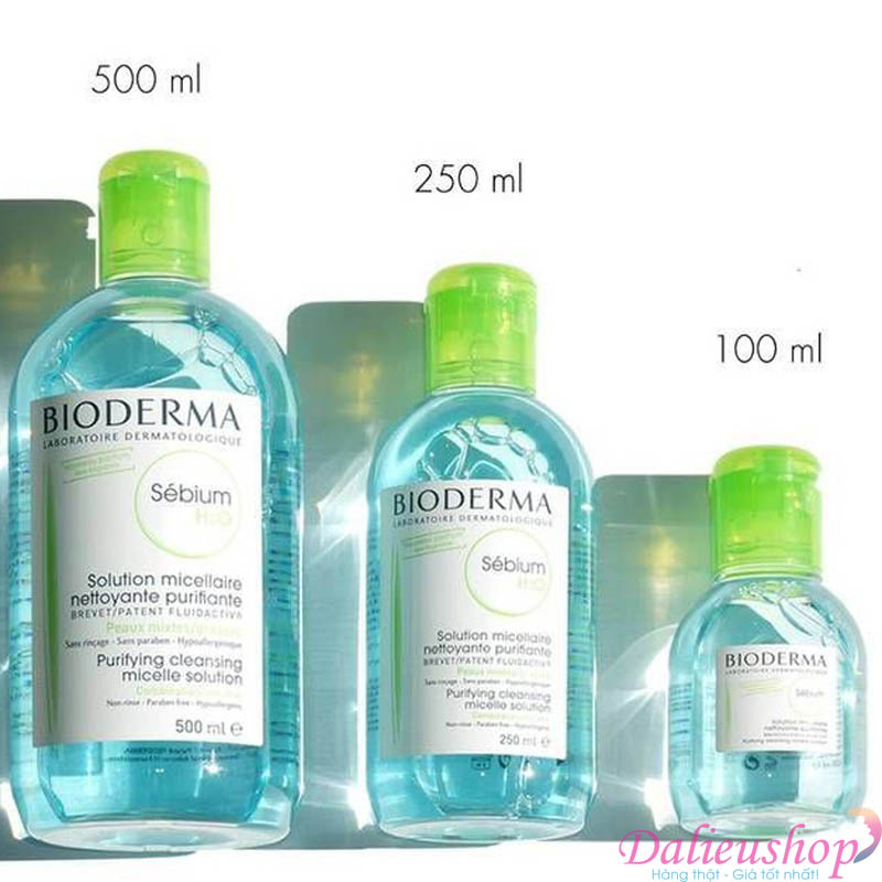 Nước tẩy trang Bioderma Sébium H2O cho da dầu da hỗn hợp 