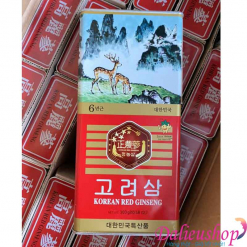 Hồng Sâm Củ Khô KGS Korean Red Ginseng Punggi Hộp Thiếc