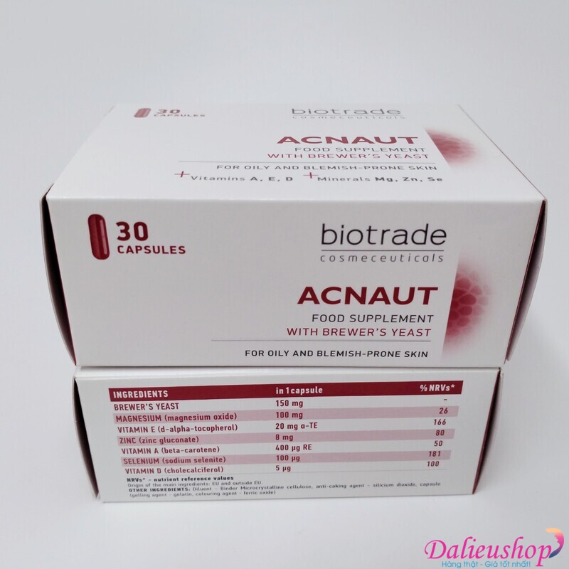 Viên uống Biotrade Acnaut Food Supplement