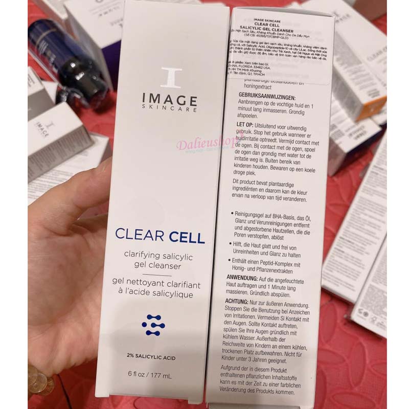 Sữa rửa mặt trị mụn Image Clear Cell Salicylic Gel Cleanser