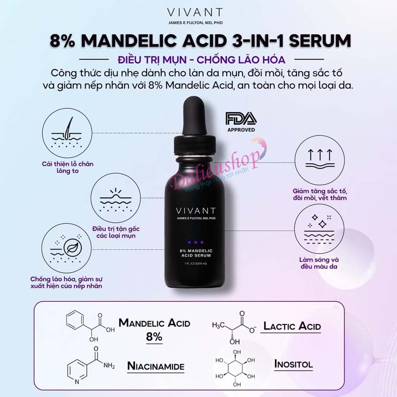 Vivant Skincare 8% Mandelic Acid