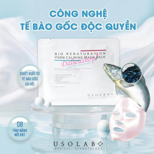 Usolab Bio Renaturation PDRN Calming Mask Pack