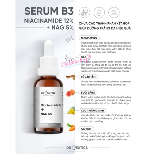Serum B3 DrCeutics Niacinamide 12% + NAG 5%