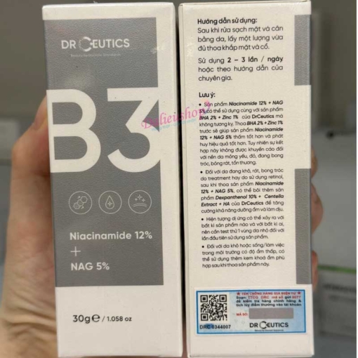 Serum B3 DrCeutics Niacinamide 12% + NAG 5%