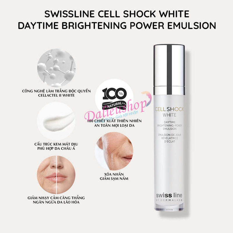 Swissline Cell Shock White Daytime Brightening Power Emulsion