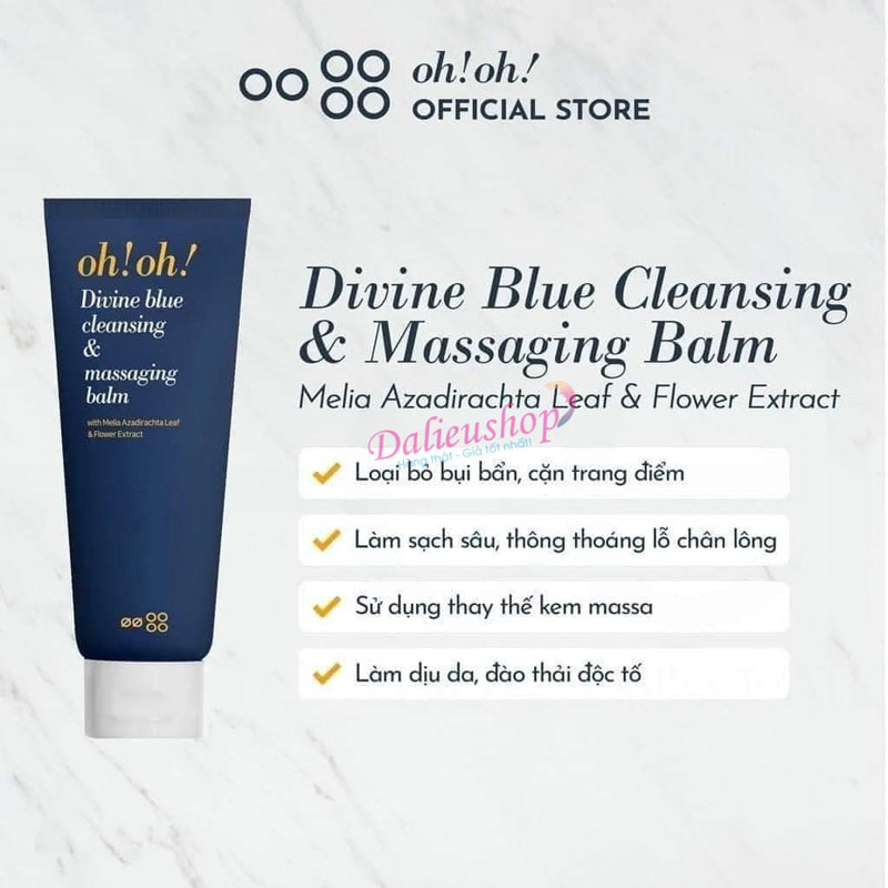 oh!oh! Divine Blue Cleansing & Massaging Balm
