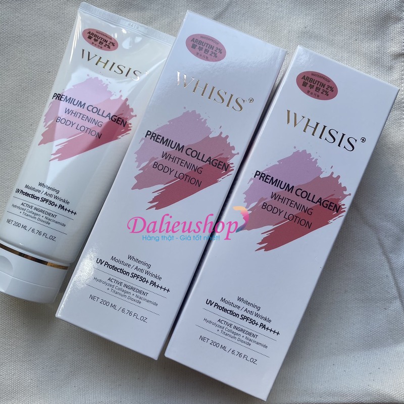 Whisis Premium Collagen Whitening Body Lotion 200ml