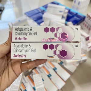 Adclin Adapalene Clindamycin Gel 15g – Gel Trị Mụn Viêm